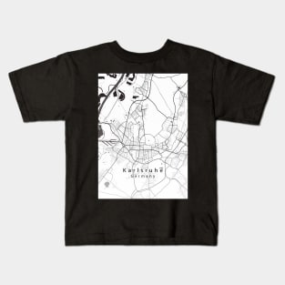 Karlsruhe Germany City Map Kids T-Shirt